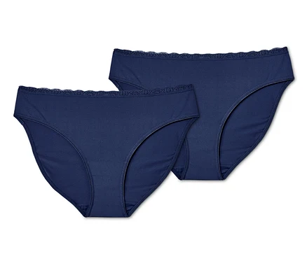 Zwei dunkelblaue Jazzpants.