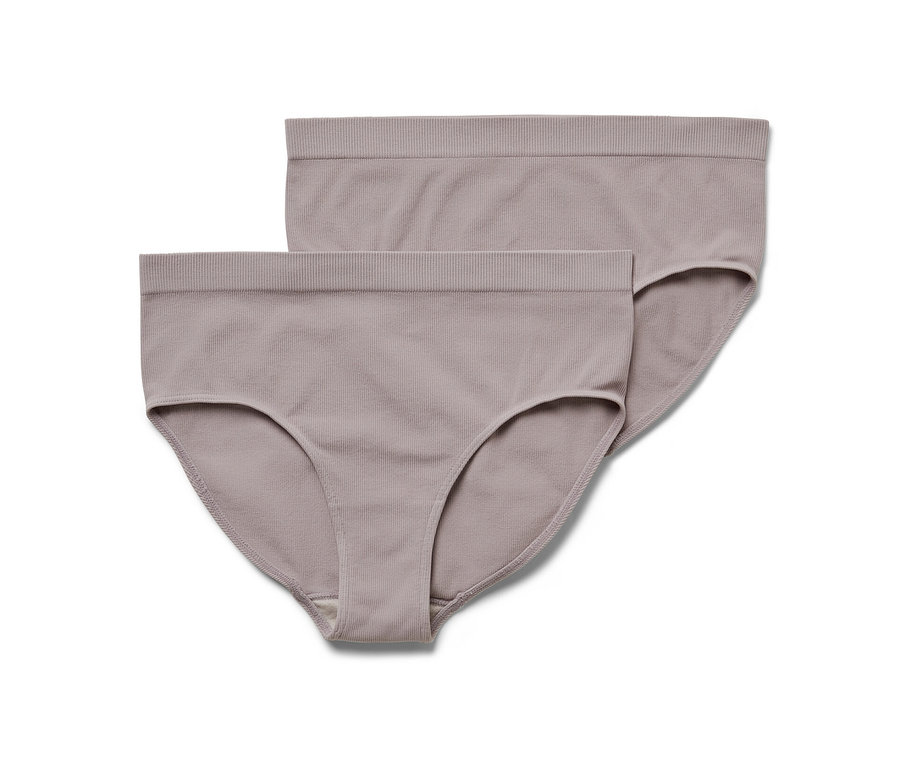 Zwei graue Seamless-Pantys.