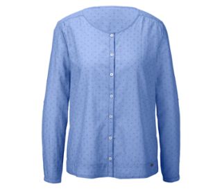 Blau mit Alloverprint