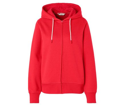 Sweatjacke, rot