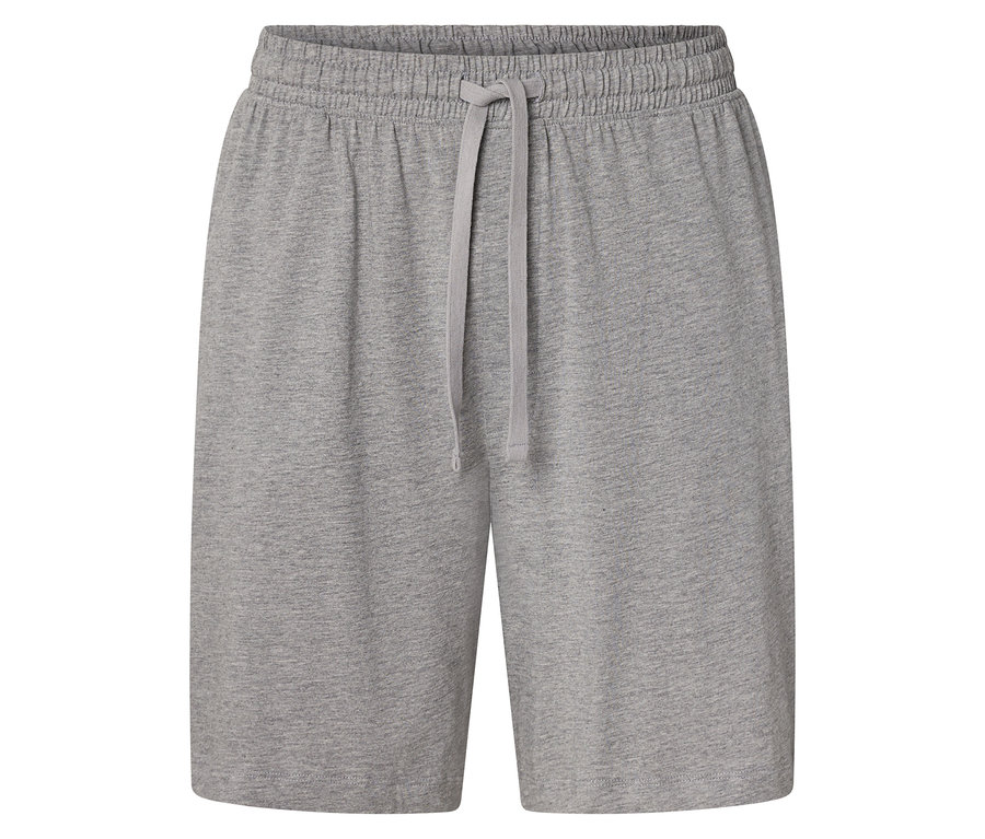 Graue Shorts mit Kordelzug.