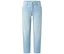 Helle, hellblaue Jeans mit geradem Bein und Taschen vorne und hinten.