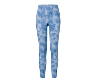 Blau-hellblauer Batik-Print