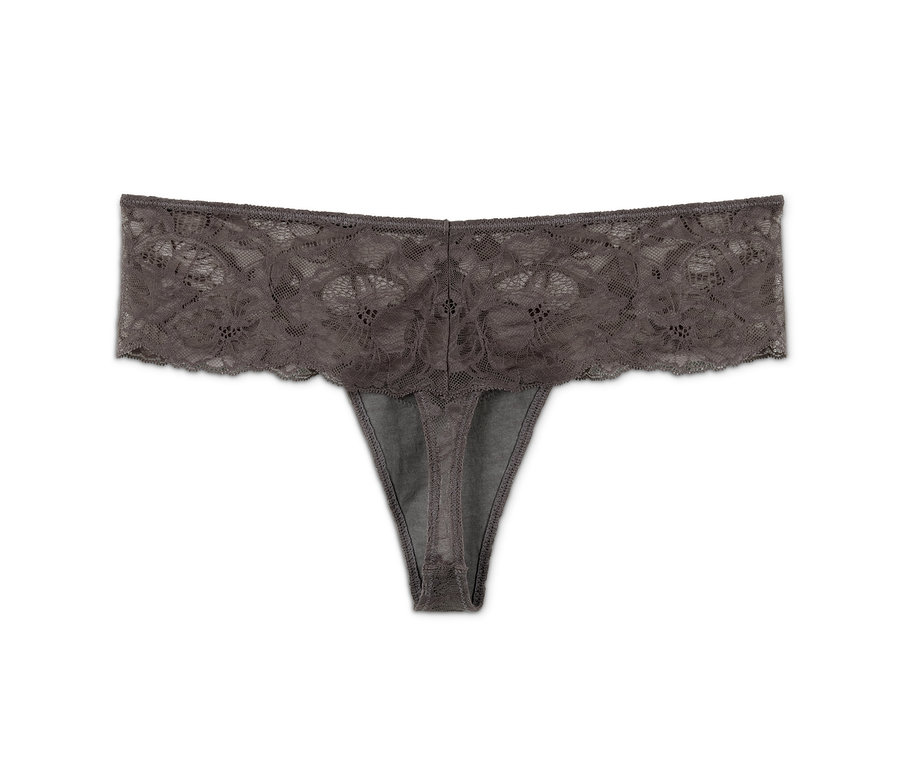 Einzelner taupefarbener String aus einem 2er-Pack.