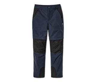 Blau mit anthrazitfarbenen Details