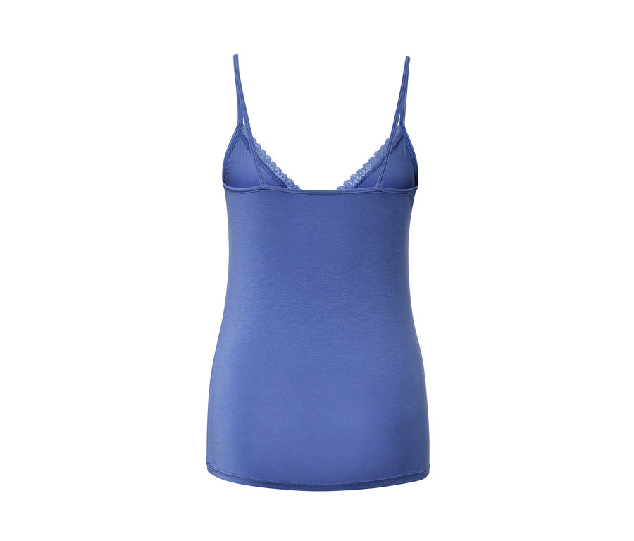 Blaues Hemdchen mit Spitze