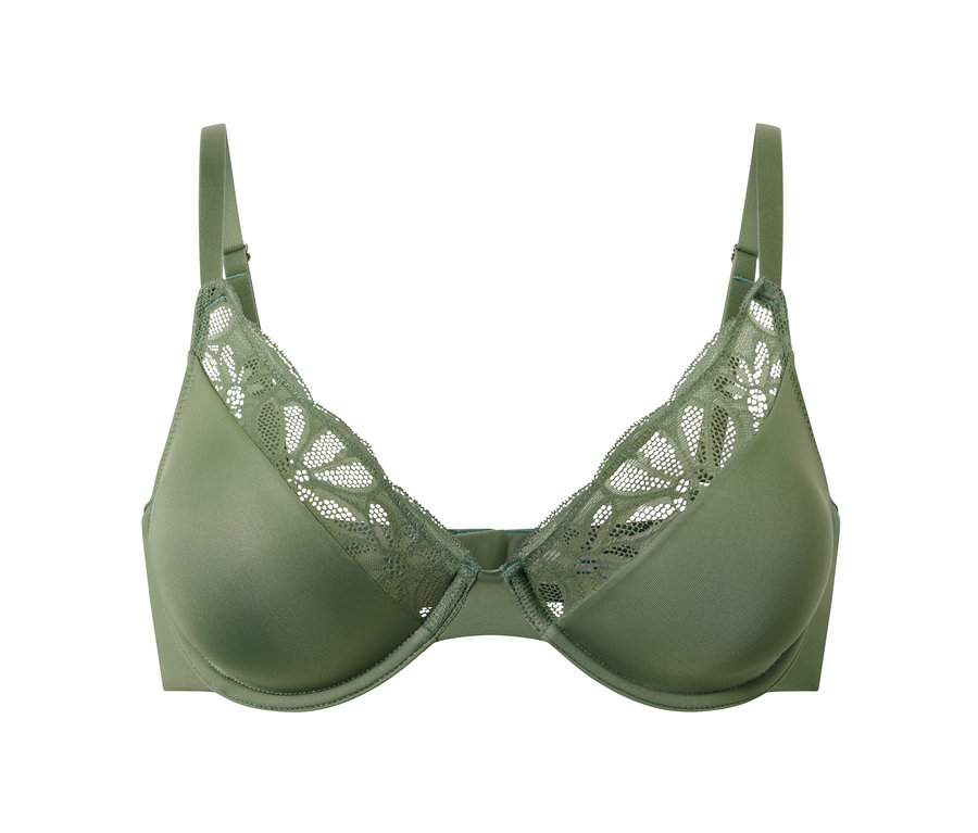 Grüner Bügel-BH.