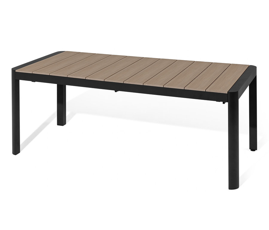 Ausziehtisch mit Polywood-Tischplatte.