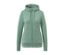 Salbeigrüne Sweatjacke.