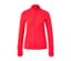 Rote Sportjacke mit Reißverschluss in der Mitte.
