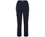 Marineblaue Cargohose mit elastischem Bund und seitlichen Taschen.