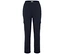 Marineblaue Cargohose mit elastischem Bund und seitlichen Taschen.