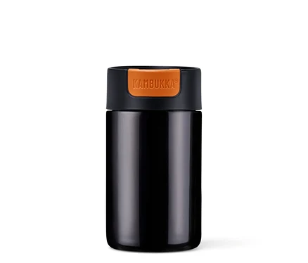 Kambukka To-Go-Becher, Black Chrome.