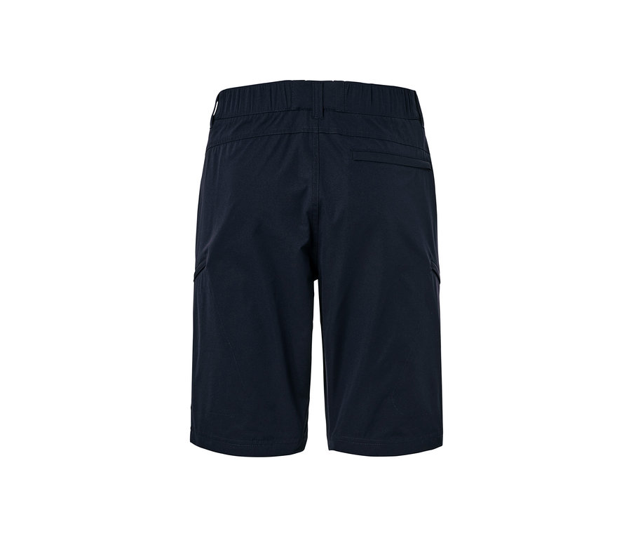 Marineblaue Funktionsshorts von hinten.