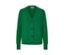 Grüner Cardigan mit Strickstruktur.