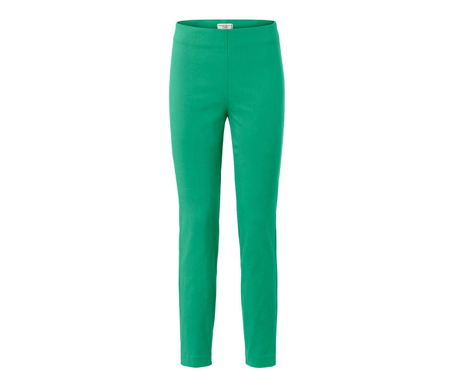 Grüne Stretchhose.