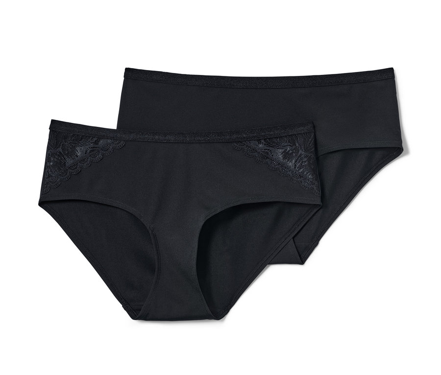 Zwei schwarze Pantys.