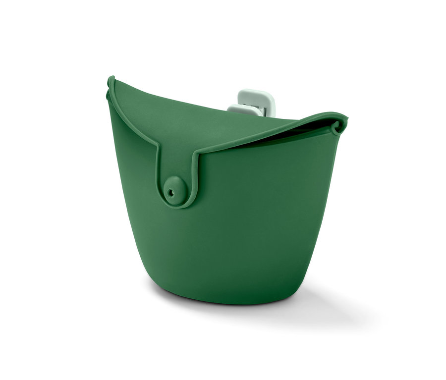 Grüne Hundeleckerli-Tasche.