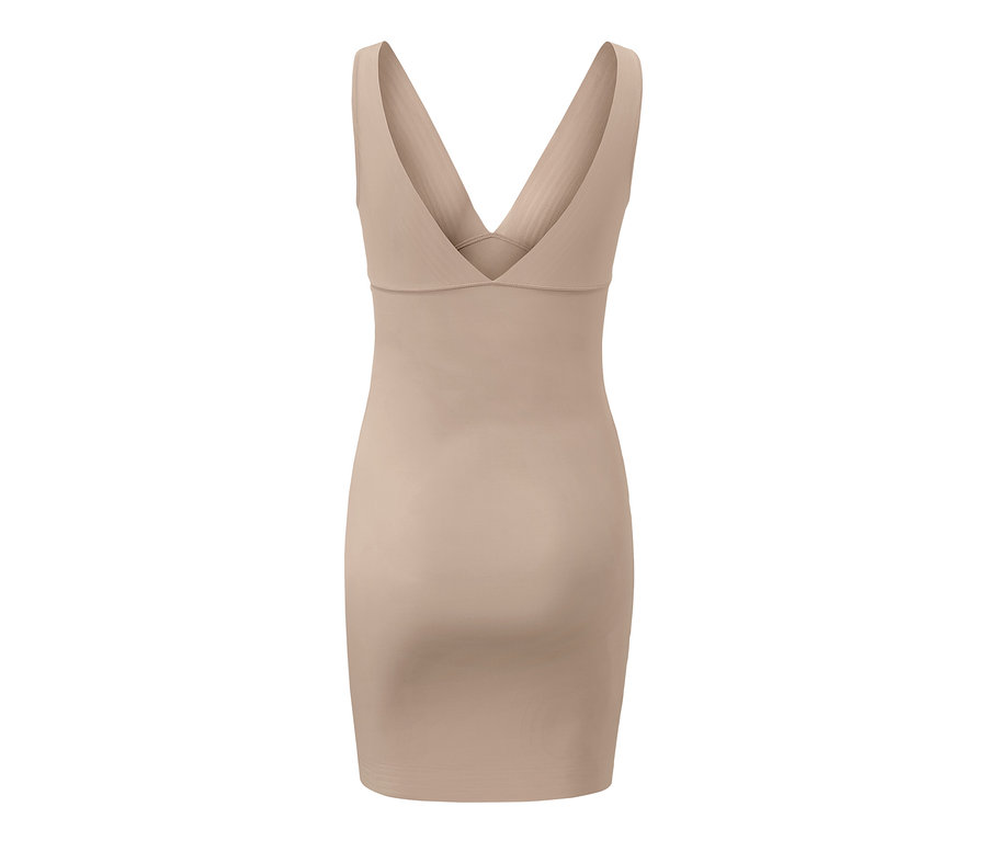 Ein hautfarbenes Bodyforming-Unterkleid.