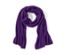 Lila Cashmere-Strickschal.
