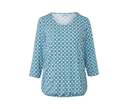 Blusenshirt mit Alloverprint.