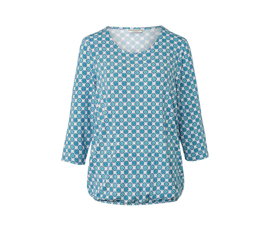 Blusenshirt mit Alloverprint.