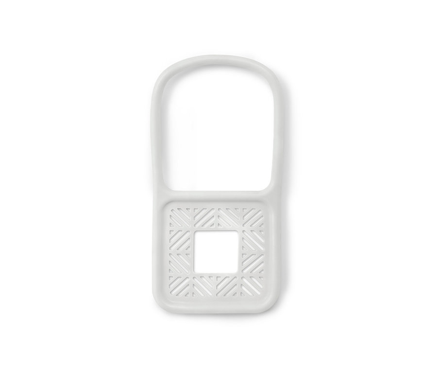 Weißer Schwammhalter.