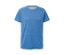 Blau meliertes Funktionsshirt.