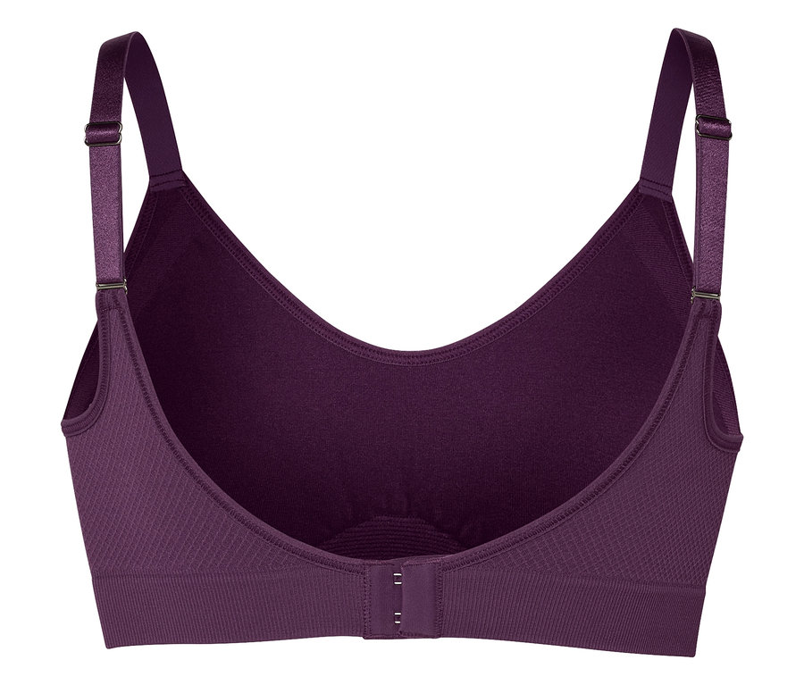 Violettfarbener BH von hinten.