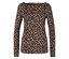 Langärmliges Damenoberteil mit Tiermuster.