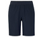Dunkelblaue Sportshorts.
