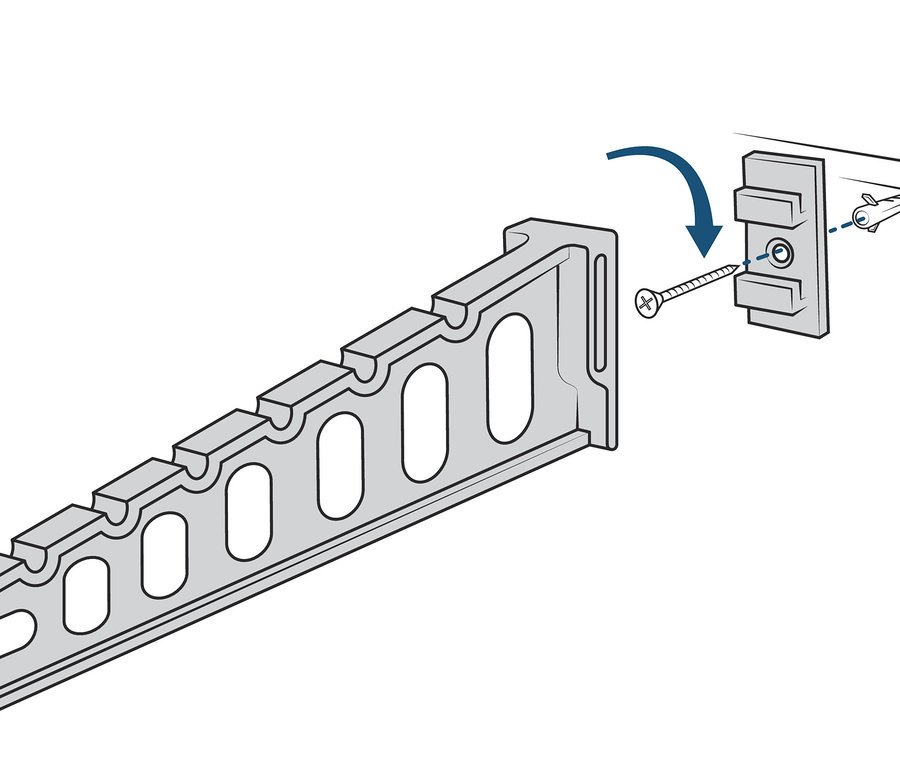 2-in-1: Wäschetrockner und -auslüfter wird an einer Wand montiert.