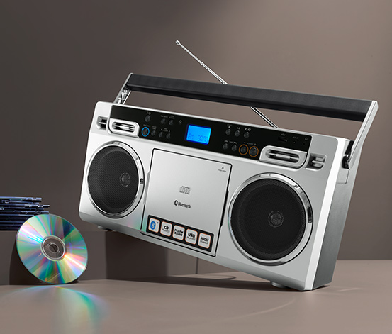 Lenco Scd 580 Tragbare Boombox Im 80er Jahre Stil Online Bestellen Bei Tchibo 3496