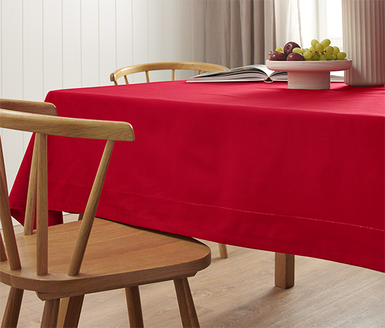 Tischdecke, rot, Übergrösse