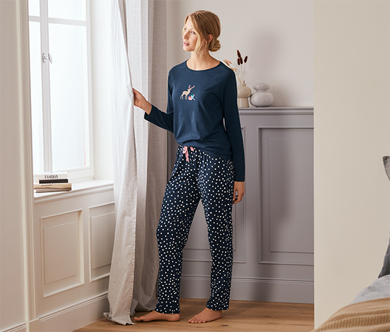 Pyjama, mit Alloverprint