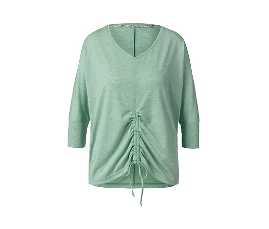 3/4-Sport-und-Yogashirt, grün meliert online bestellen bei Tchibo