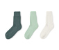 3 Paar Socken, grün