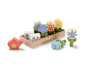 Holz-Blumenbeet