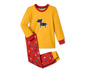 Pyjama, gelb-rot