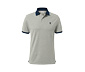 Piqué-Poloshirt, grau meliert