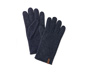 Strickfleece-Handschuhe, dunkelblau meliert