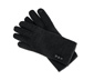 Handschuhe im Materialmix, schwarz