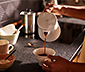 Kaffeebereiter Keramik, weiss