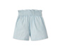 Paperbag-Shorts, blau-weiss gestreift