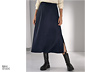 NAH/STUDIO Satin-Rock | Viskose, navy