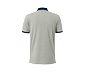 Piqué-Poloshirt, grau meliert