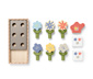 Holz-Blumenbeet