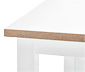 Eckschreibtisch mit Furnierkante