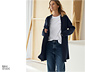 NAH/STUDIO Cardigan | nachhaltige Merinowolle, navy