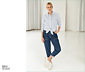 NAH/STUDIO Mom-Jeans | recycelte Baumwolle, Dark Blue